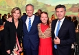 Eröffnung "Gaugauin - unexpected": Desirée Treichl-Stürgkh, Andreas Treichl, Ingried Brugger, Robert Zadrazil © Christian Jobst