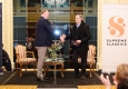 Paul Halwax (Supreme Classics) und Riccardo Muti bei der CD-Präsentation im Grand Hotel Wien © Stefan Burghart