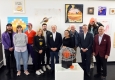 Das Künstlerkollektiv Backsy feiert mit Irene und Gerhard Ströck Finissage zugunsten der WE&ME Foundation im tresor im Bank Austria Kunstforum Wien © Christian Jobst