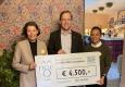 Charity Dinner zugunsten der WE&ME Foundation im Private Members Club »AM HOF 8«: Ulla Epler, Johannes Kattus und Caroline Ströck © AM HOF 8