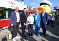 Premierenfahrt der »Donau Panorama Tour« der DDSG Blue Danube: Wolfgang Fischer (DDSG Blue Danube), Bundesminister Peter Hanke, Staatssekretärin Elisabeth Zehetner, Birgit Wallner (VERKEHRSBUERO), Wolfgang Hanreich (DDSG Blue Danube) © Christian Jobst
