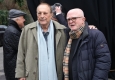 Ernst Hilger (rechts) mit Künstler Christian Ludwig Attersee, der derzeit mit der Ausstellung "SONNENDIEB" in der Galerie Ernst Hilger zu sehen ist © Christian Jobst