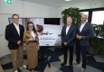 Präsentation der Bewegtbildstudie 2025: Susanne Reichl (GfK Austria), Thomas Gruber (Arbeitsgemeinschaft TELETEST), Andreas Kunigk (RTR Medien), Wolfgang Struber (RTR Medien) © Roland Rudolph