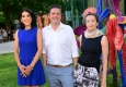 FREILUDT AUGARTENSOMMER eröffnet: Saman Giraud, Paulk Rittenauer und Konstanze Breitebner © Christian Jobst