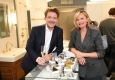 Martin Klomfar und Audrey Skrzydlewski präsentieren die Partnerschaft zwischen dem Wiener Traditionsunternehmen und THG Paris © Christian Jobst
