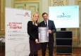 Monica Rintersbacher und Gerald Steger bei der Auszeichnung als Leitbetrieb Austria © Sabine Klimpt
