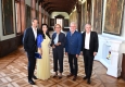 Eröffnung von Schloss Prugg: Beppo Harrach, Saba Harrach, Johanna Mikl-Leitner, Gerhard Weil, Christoph Klingler © Christian Jobst