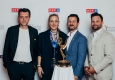 Semifinal Round of Judging der International Emmy Awards 2026 im Unteren Belvedere in Wien: Harry Prinz (Schauspieler), Lilian Klebow (Schauspielerin), Armin Luttenberger (ORF-Enterprise), Max Beckham-Ortner (IMZ International Music + Media Centre) © Mila Eder