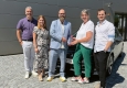 Andreas Hochreiter (Porsche Media & Creative), Corinna Nussbaumer (Volkswagen), Philipp Stein (ORF-Enterprise), Gudrun Zeilinger (Volkswagen) und Tobias Wild (Porsche Media & Creative) © ORF-Enterprise