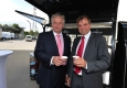 Rudolf Hundstorfer und Gerald Steger bei café+co International Holding © Oreste Schaller