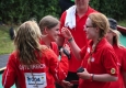 Die österreichische Vize- Weltmeister Damenmannschaft gratuliert Evelyn Haberl © minigolfnews.com/Hans Bergström