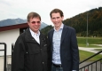 Staatssekretär Sebastian Kurz und café+co International Holding CEO Gerald Steger © Paul Bachmann