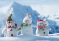 Snowman Family © Internet