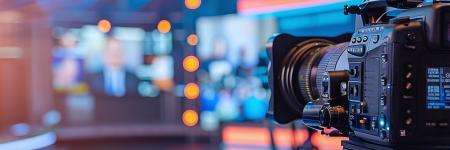 Camera in News Studio © Adobe Stock