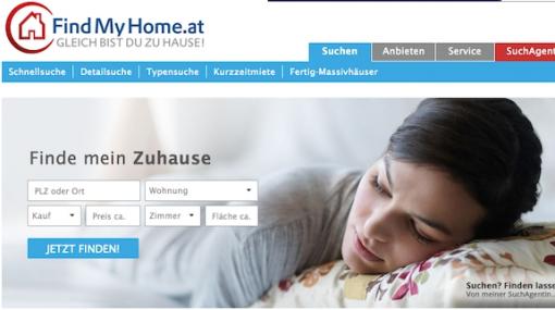 FindMyHome.at Startseite © FindMyHome.at