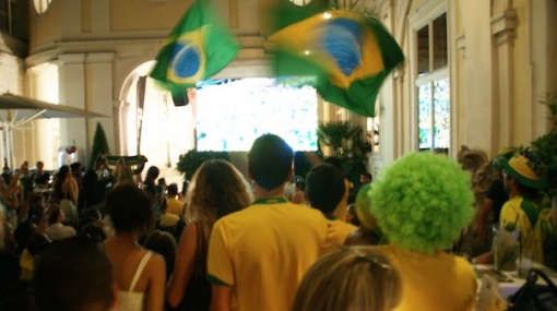 FANS FOR FANS Public Viewing der Fußball WM 2014 in Brasilien im FREYUNG 4 © id ipsum