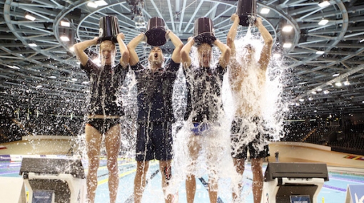 Ice Bucket Challenge bei EM Berlin 2014 © (©Diener/Eva Manhart)