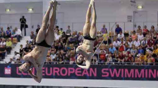 Blaha und Brandl beim Synchronbewerb in Berlin © (©Diener/Eva Manhart)