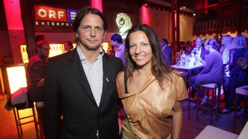 Oliver Böhm und Beatrice Cox-Riesenfelder präsentieren die Cannes Rolle 2014 © ORF-Enterprise