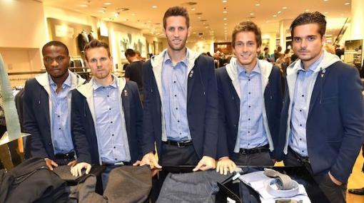Spieler des FC Admira Wacker Mödling im neuen Team-Outfit beim VAN GRAAF VIP Night Shopping © Christian Jobst