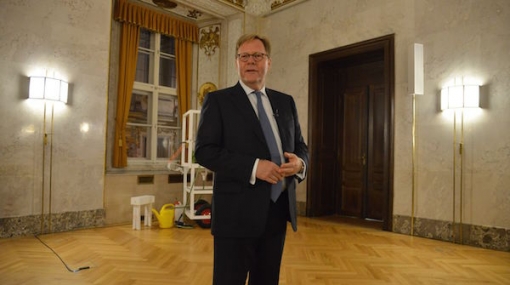 Willibald Cernko im Bank Austria Salon im Alten Rathaus © Oreste Schaller