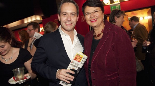Thomas Strachota und Vizebürgermeisterin Renate Brauner feiern 30 Jahre Wiener Bezirksblatt © Arman Rastegar