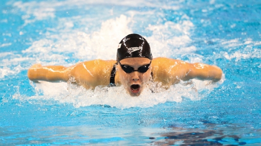 Lisa Zaiser @ Doha 200 Meter Lagen © (GEPA/Philipp Brem)