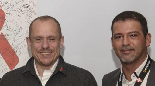 Life Ball Initiator Gerry Keszler und CITYGUIDE AG Sales Director Nizam Akcay © CITYGUIDE AG