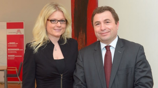 Monica Rintersbacher und Michael Postl im BMEIA © Sabine Klimpt