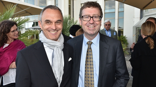 Eugene Young und Norbert Lessing beim AmCham BBQ © Roland Rudolph