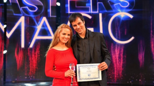 Anca und Luca bei der FISM 2015 © Hanno Rhomberg