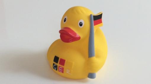 Ente zum 25sten Tag der Deutschen Einheit © Alexander Khaelss-Khaelssberg