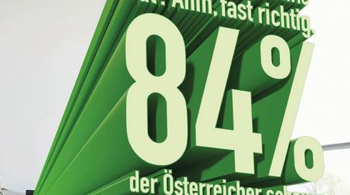 Sujet der SCREENFORCE Kampagne (84 Prozent) © SCREENFORCE