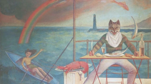 Balthus, Die Katze des Mittelmeeres, 1949 © © Balthus 2016, © Foto: MONDADORI PORTFOLIO/Bridgeman Images (Peter Willi)