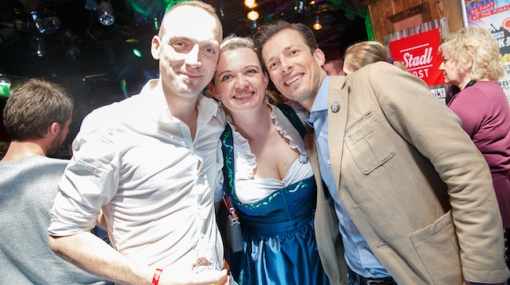 Thomas Waldner, Astrid Schwenner und Andreas Weimann beim Rock the Island Contest © Stadl Media GmbH