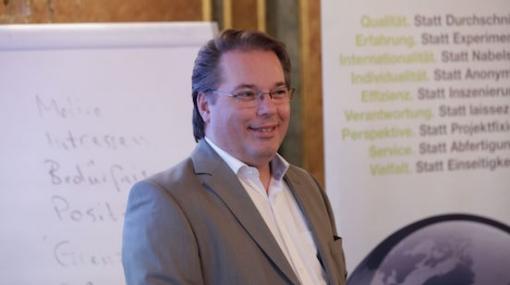 Göran Askeljung beim Workshop der American Chamber of Commerce in Austria © Roland Rudolph