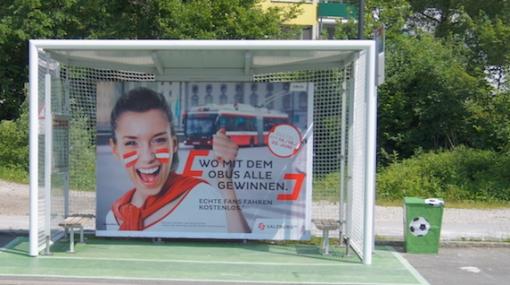 Sonderumsetzung von EPAMEDIA: Volltreffer für den öffentlichen Nahverkehr in Salzburg © EPAMEDIA