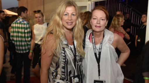 MQ Vienna Fashion Week-Veranstalterin Elvyra Geyer und Designerin Ingried Brugger © Christian Jobst