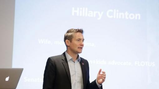 Josef Mantl beim AmCham Business Breakfast im Hilton Vienna Plaza © Roland Rudolph
