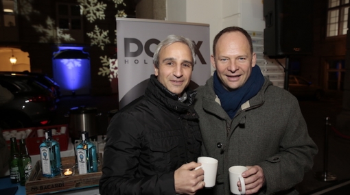 Styria-Manager Martin Distl und DocLX-Mastermind Alexander Knechtsberger beim DocLX VIPunsch © Roland Rudolph