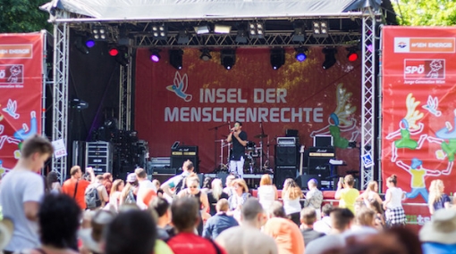 „Wien Energie Insel der Menschenrechte“/„Wien Energie JG Bühne“ @ DIF 2016 © (Sarah Hierhacker)