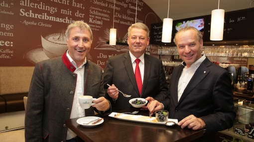 Herbert Rieser, Andrä Rupprechter und Johannes Ausserladscheiter im café+co Krimicafé © Roland Rudolph