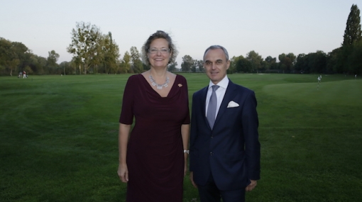 Norbert B. Lessing übergibt die AmCham-Präsidentschaft an Sandra Kolleth © Roland Rudolph