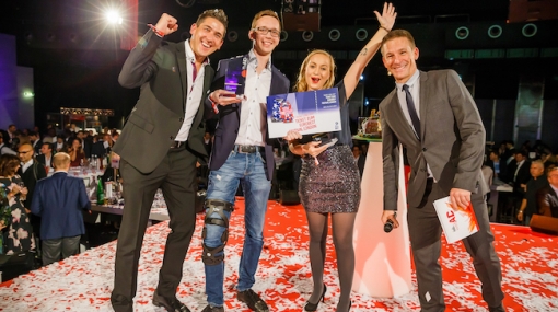 iab webAD 2017: Matthias Seiringer, Dominik Mikes, Helene Roba und Andi Knoll © Hannes Winkler