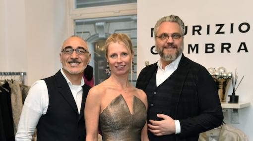 Maurizio Giambra, Eva Pöcksteiner und Christof Cremer bereiten sich auf den 61. Wiener Kaffeesiederball vor © Christian Jobst