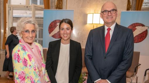 Bank Austria Sozialpreis 2017: Lotte Tobisch-Labotyn, Anna Karanitsch und Jürgen Kullnigg im Bank Austria Salon im Alten Rathaus © UniCredit Bank Austria/Oreste Schaller