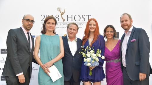 International Emmy Awards 2018: Semi Final Round of Judging - Nathaniel Brendel, Katharina Jeschke, Nils Klingohr, Barbara Meier, Beatrice Cox-Riesenfelder, Nikolaus Klingohr © Christian Jobst