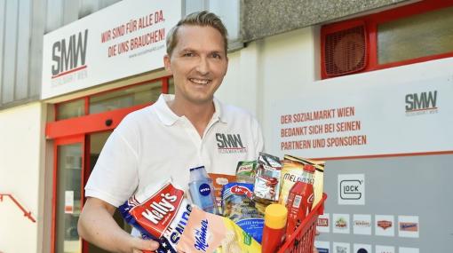 Zehn Jahre Sozialmarkt Wien: Gründer Alexander Schiel © Christian Jobst