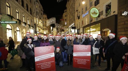 Illuminierung der Weihnachtsbeleuchtung in den Wiener Einkaufsstraßen in der Inneren Stadt © Roland Rudolph