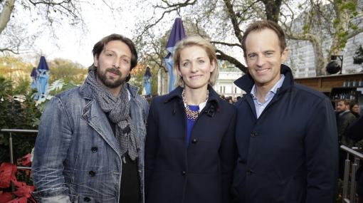 Friends Opening im KLEINOD STADTGARTEN: David Schiber (KLEINOD), Magdalena Hankus (Wiener Stadthalle), Markus Wölbitsch (Stadtrat, V) © Roland Rudolph